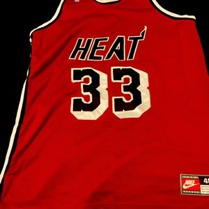 NBA Alonzo Mourning Miami Heat Jersey